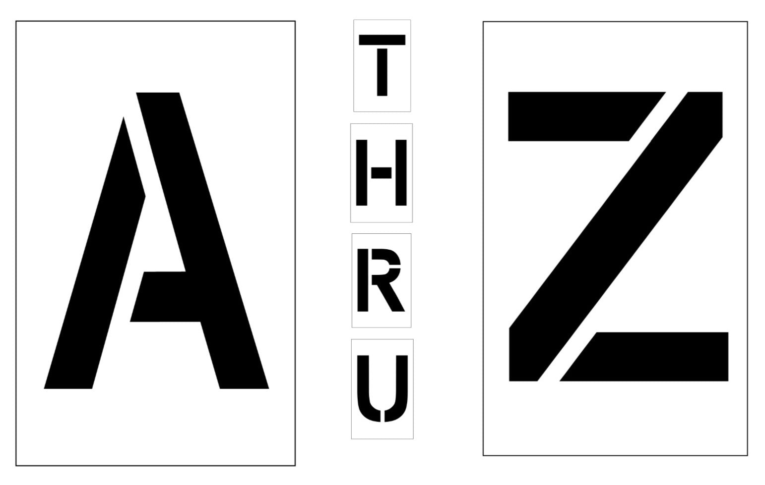 Free Printable Letter Stencils for Crafts