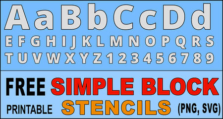 printable letter stencils 1 inch
