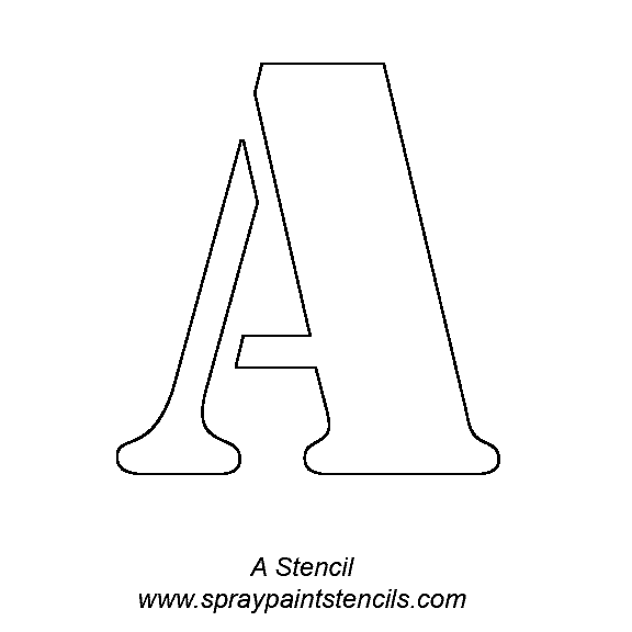 printable letter stencils for spray painting
