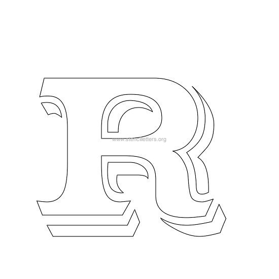 Free Printable Stencil Letters - Stencil Letters Org