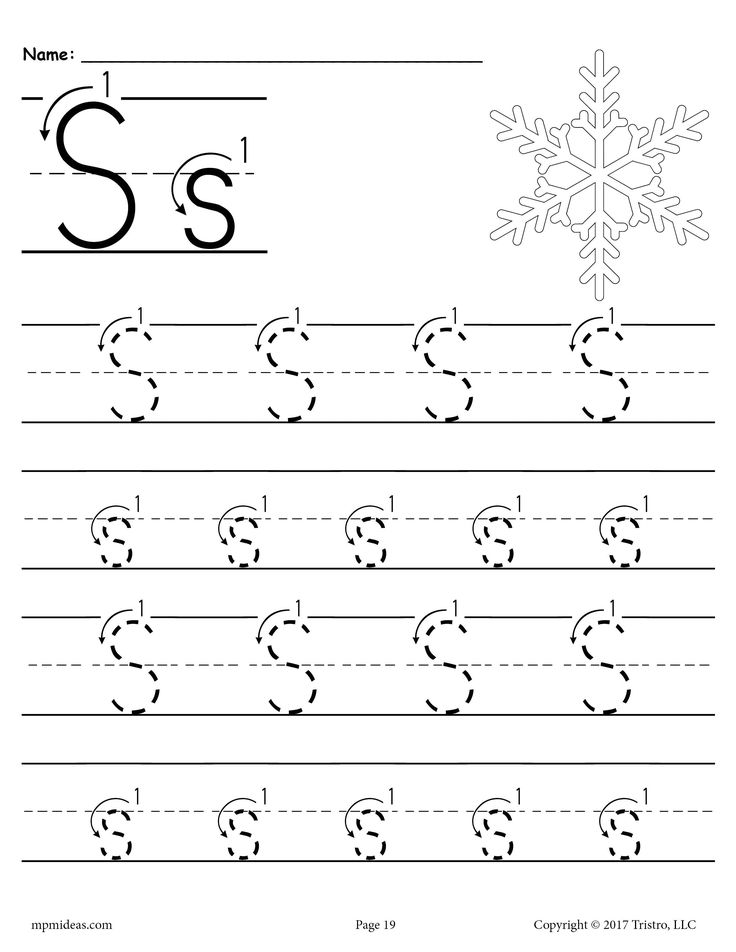 printable letter tracing with arrows
