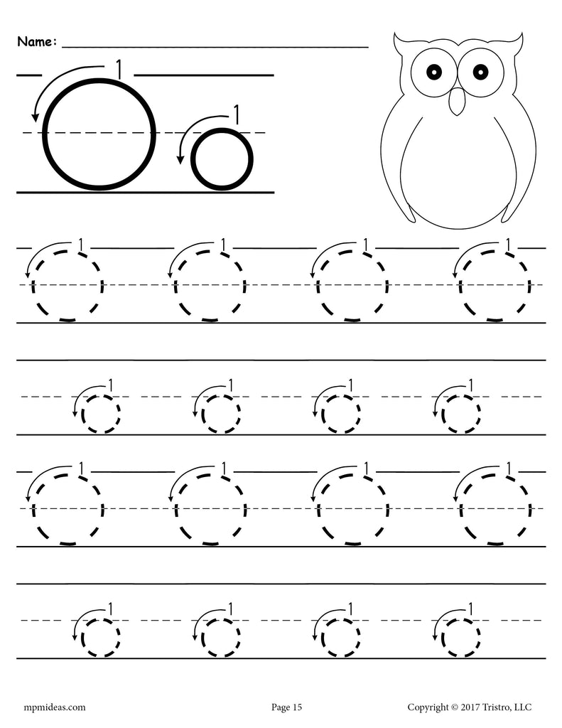 printable letter tracing with arrows