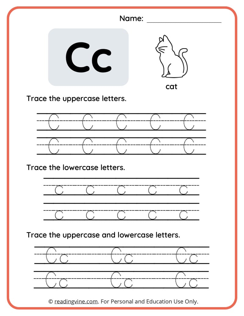 Letter C Worksheets for Preschool | Free, Printable