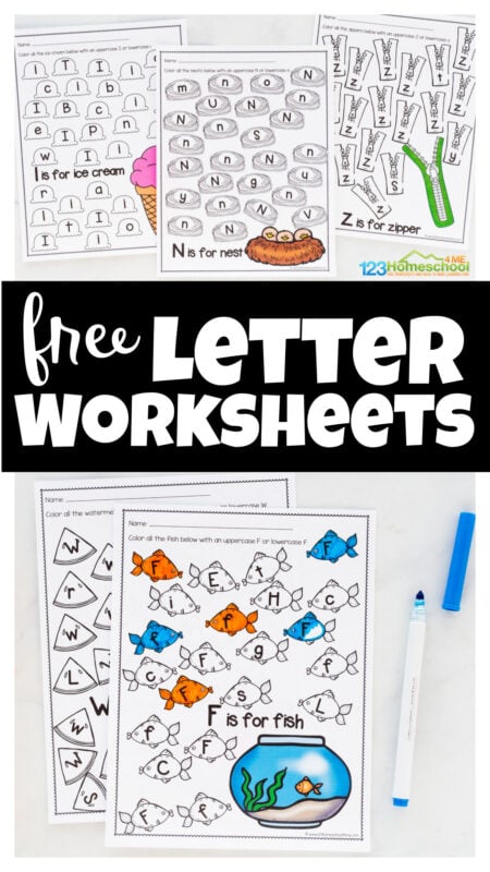 printable letter worksheet