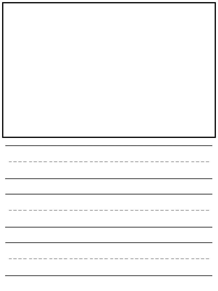 Free Kindergarten Lined Writing Paper - kindermomma.com