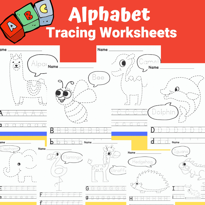 printable letters a z tracing worksheet