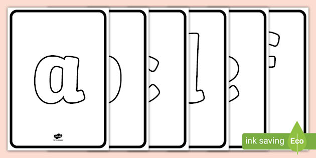 printable letters a4