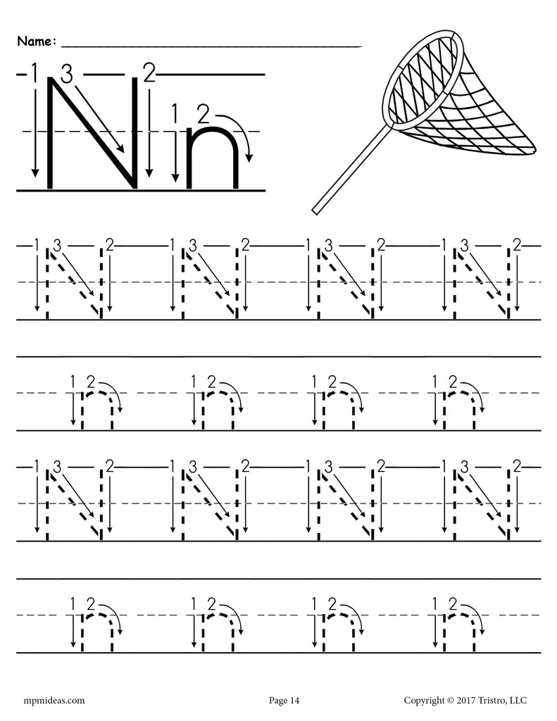 printable letters and numbers to trace