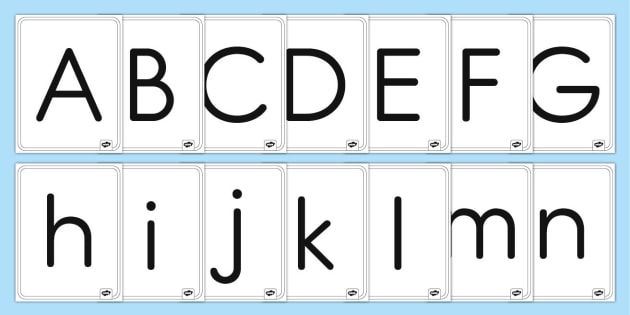 FREE! - Alphabet Print Out | Classroom Management | Twinkl USA