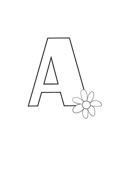 Printable Bubble Letters: Flower Letters Alphabet - Freebie ...
