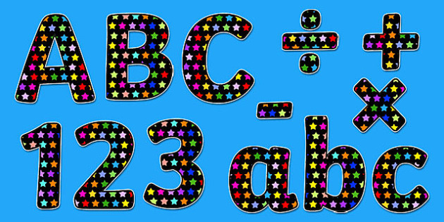 printable letters for bulletin boards