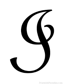 Printable Cursive Letters - Free Fancy Cursive Letters