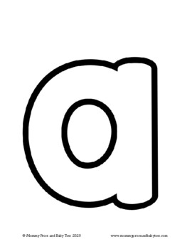Lowercase Alphabet Coloring Pages by Mommy Prose and Baby Toes | TPT