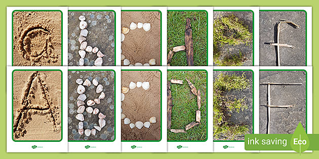 Nature-Themed Alphabet Display Posters (teacher made)