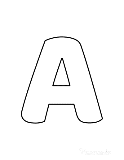 Free Printable Alphabet Letters for Crafts
