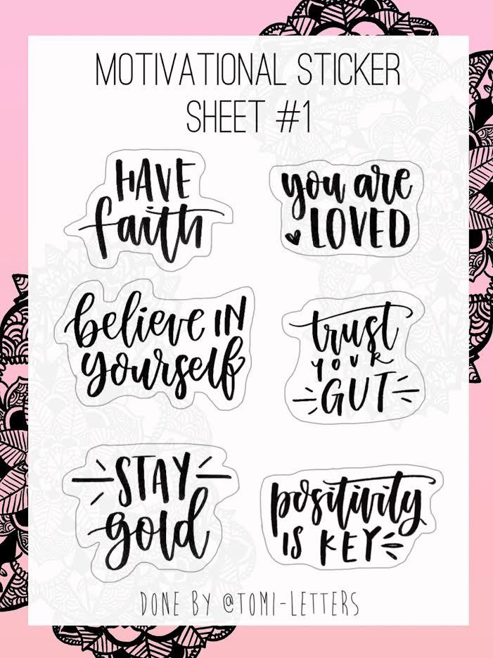 とみ tryin not to be ゴミ — PRINTABLES: HAND-LETTERED ...