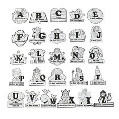 printable letters sunday school