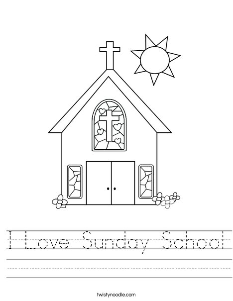 printable letters sunday school