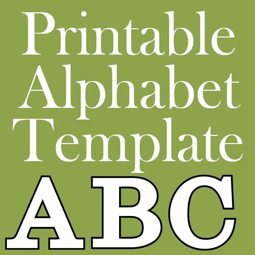 printable letters to make words