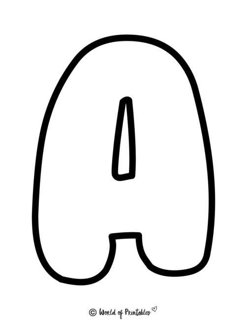 Printable Letters &  Alphabet Letters - World of Printables