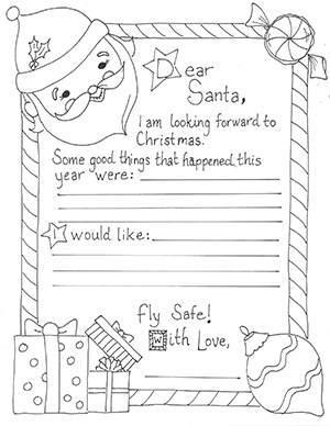 Free, Printable Letter to Santa