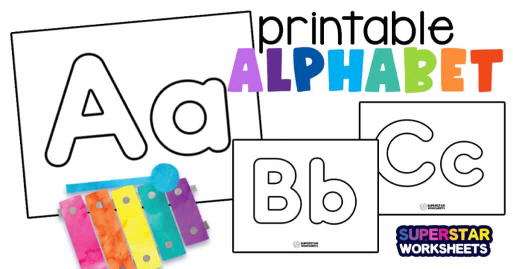Printable Alphabet Letter Templates -Worksheets Library