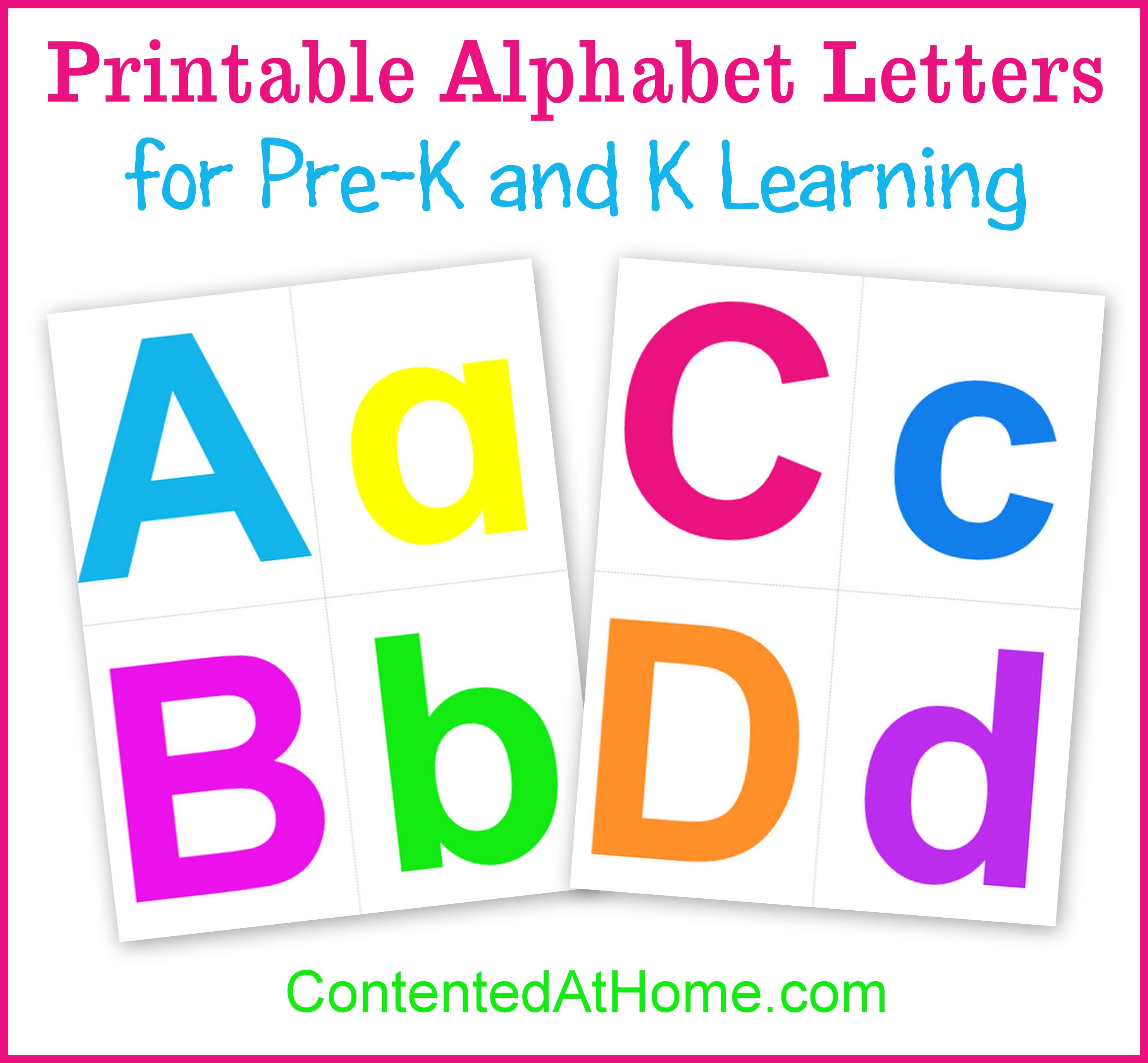 printable letters with pictures
