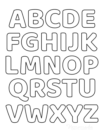printable letters with pictures