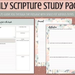 Printable Life of Jesus Bible Study and Bible Reading Tracker ...