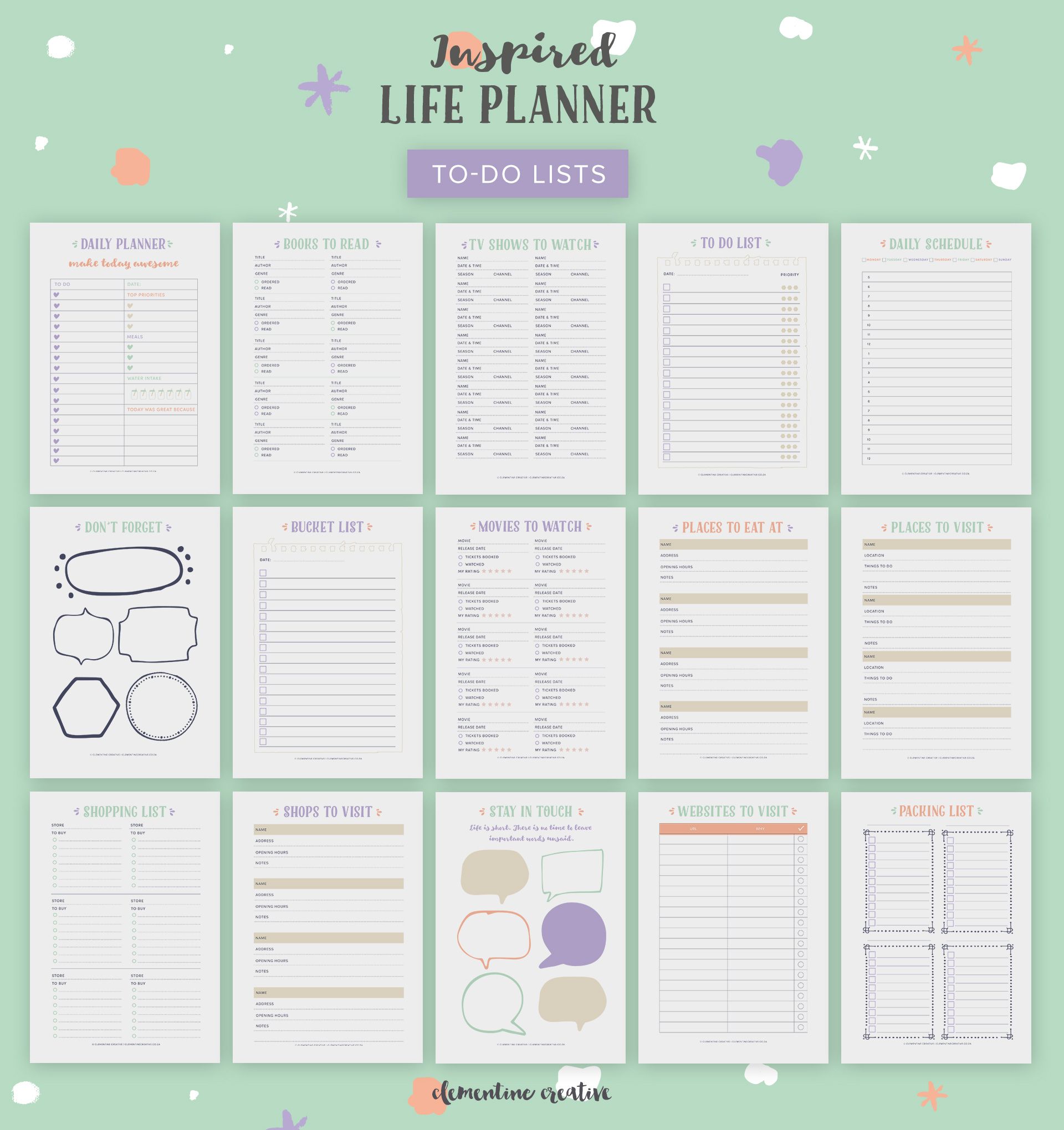Printable Life Planner - Get Organized Today and Reduce Overwhelm - Worksheets Library printable-life-planner-get-organized-today-and-reduce-overwhelm-worksheets-library