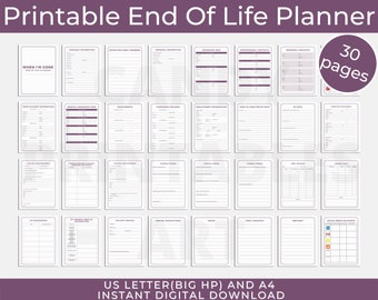 printable life organizer