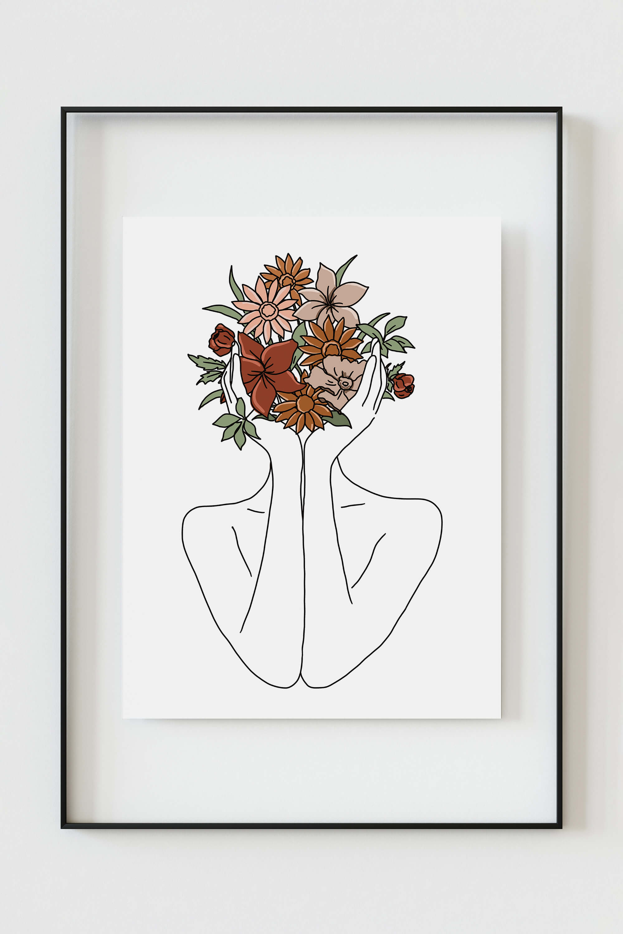 printable line drawings of flowers