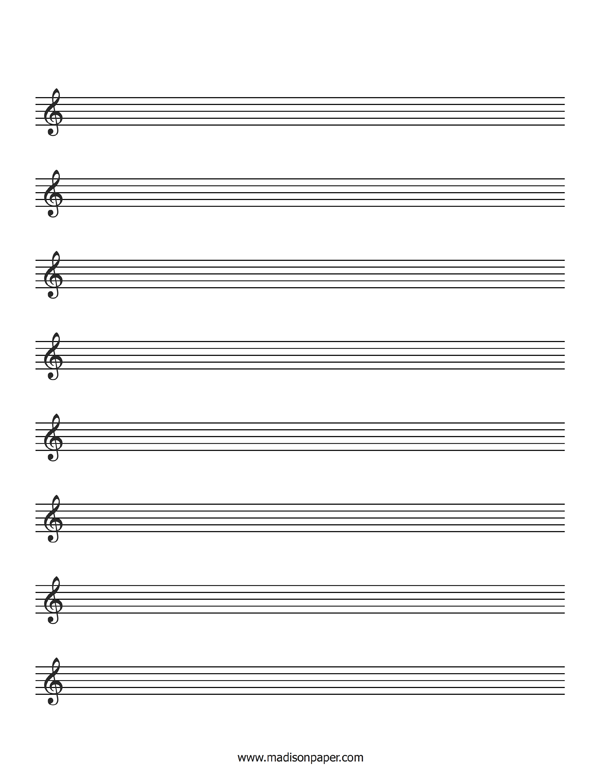printable lined music paper