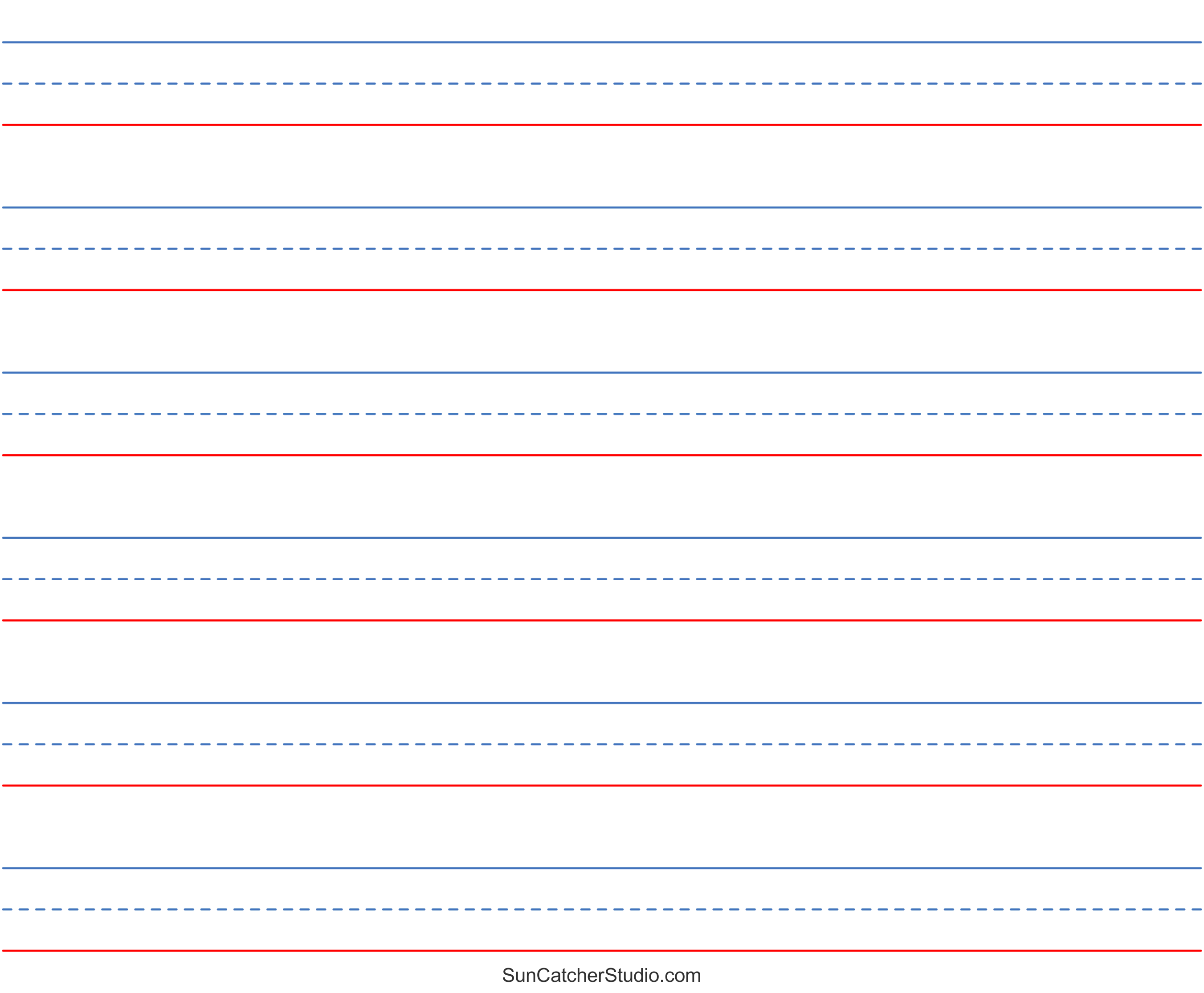 printable lined paper cursive