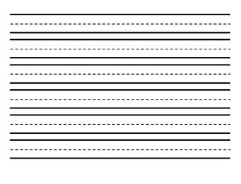 Printable Writing Paper Pack (send home for primary in virtual learning!)