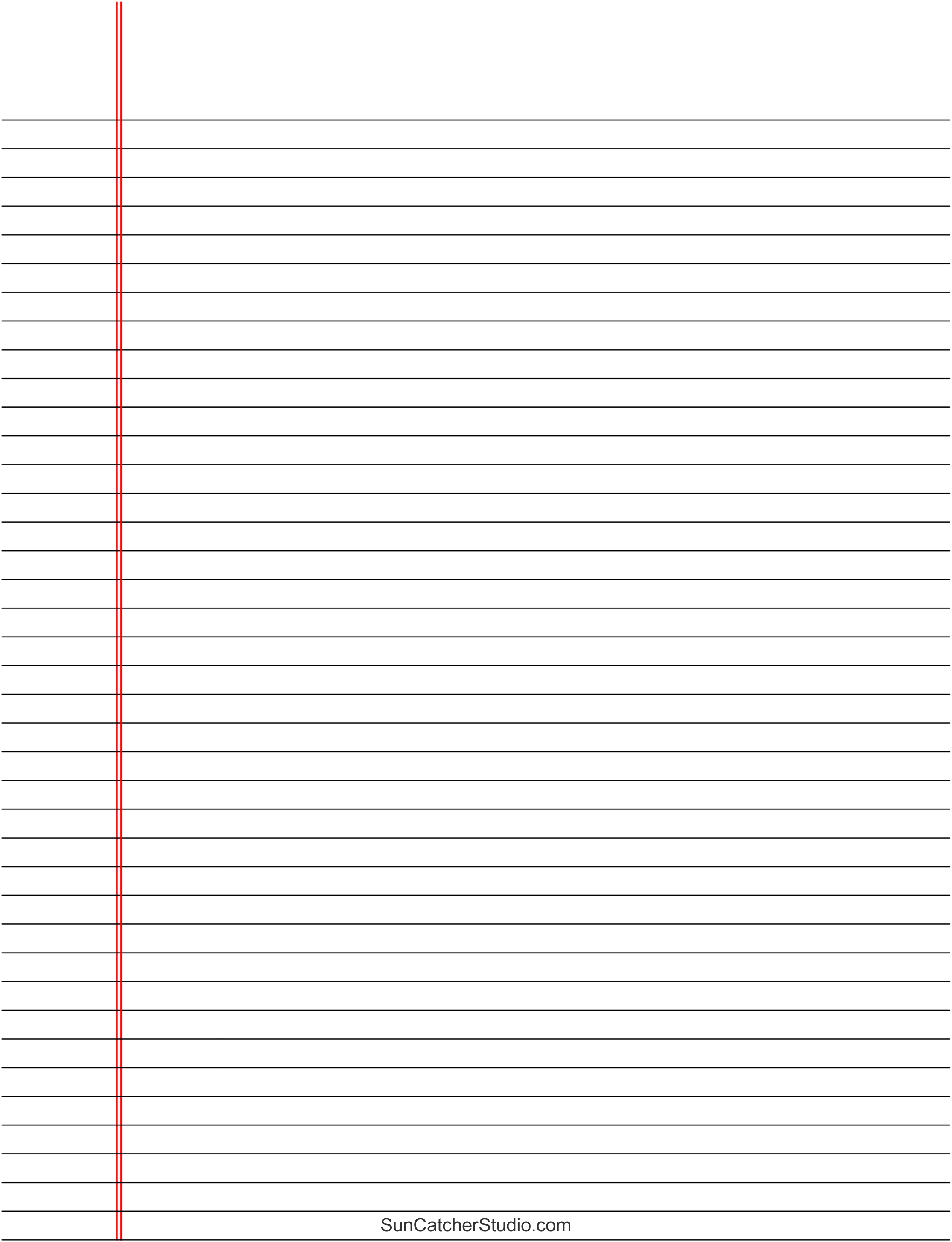 printable lined paper for learning to write