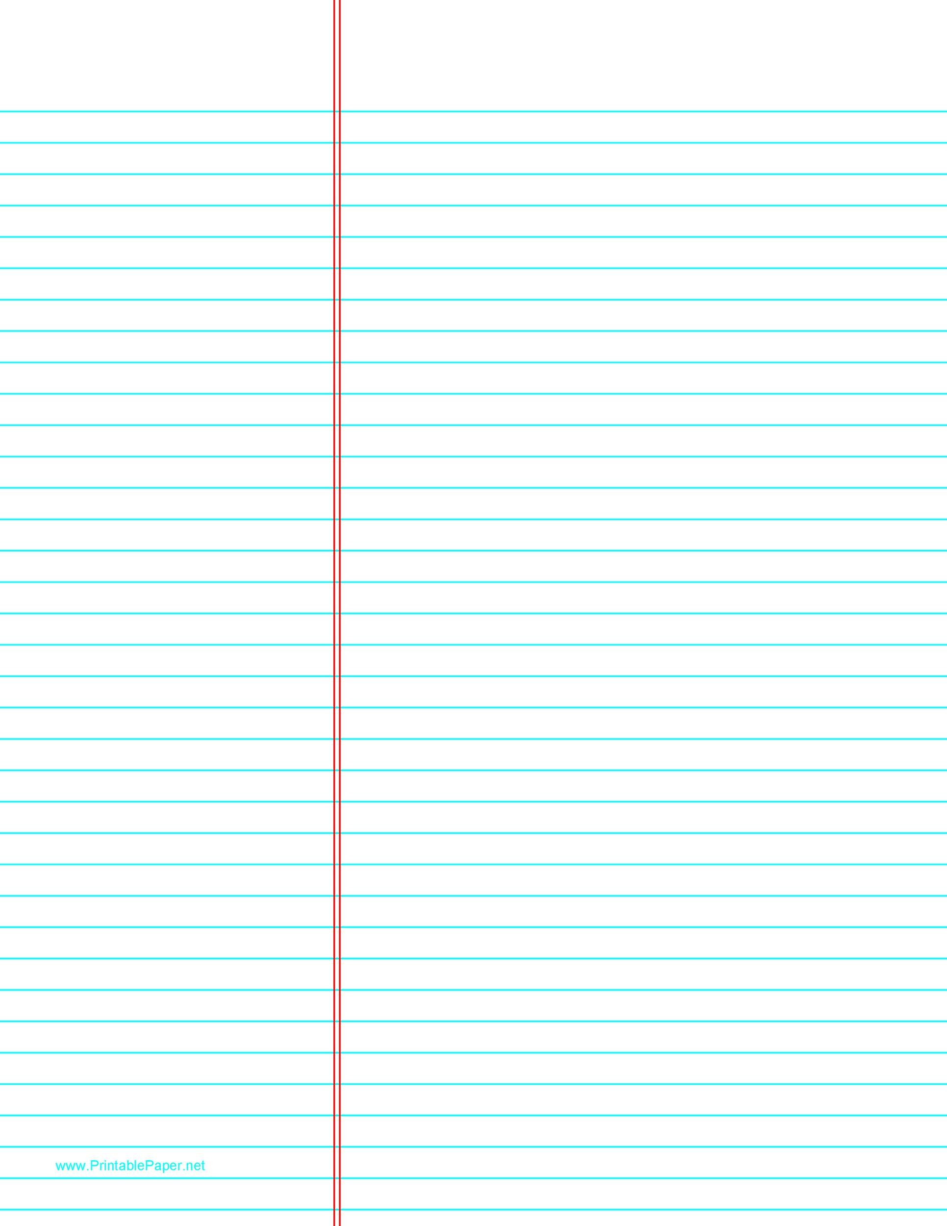 32 Printable Lined Paper Templates ᐅ TemplateLab