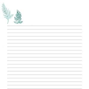 printable lined paper notes
