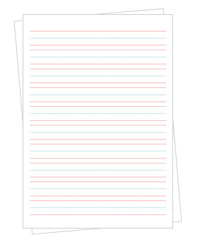 18 Free Printable Lined Paper Sheets | Just Family Fun