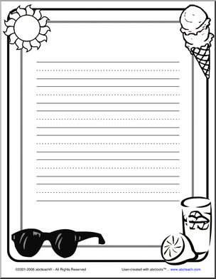 printable lined paper pinterest