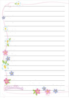 Cute Printable Notebook Paper - FREE DOWNLOAD - Printable ...