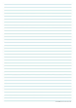 printable lined paper template with border