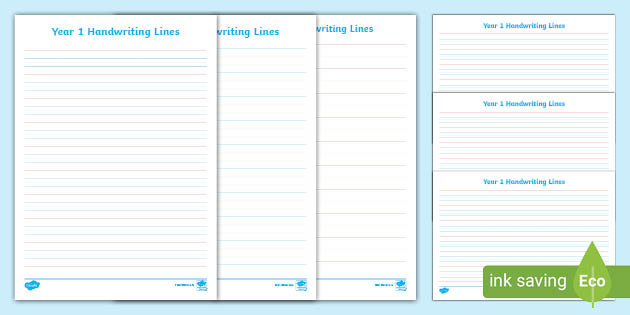 Year 1 Printable Handwriting Sheets (teacher made) - Twinkl
