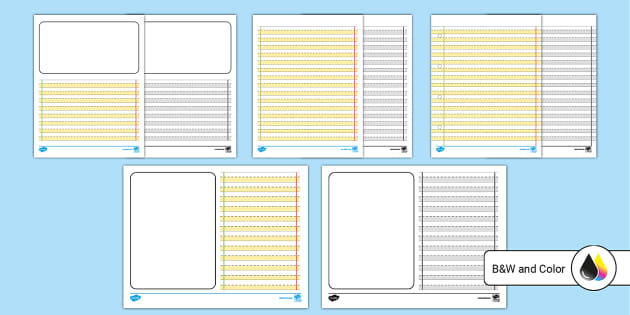 Adaptive Writing Paper (teacher made) - Twinkl