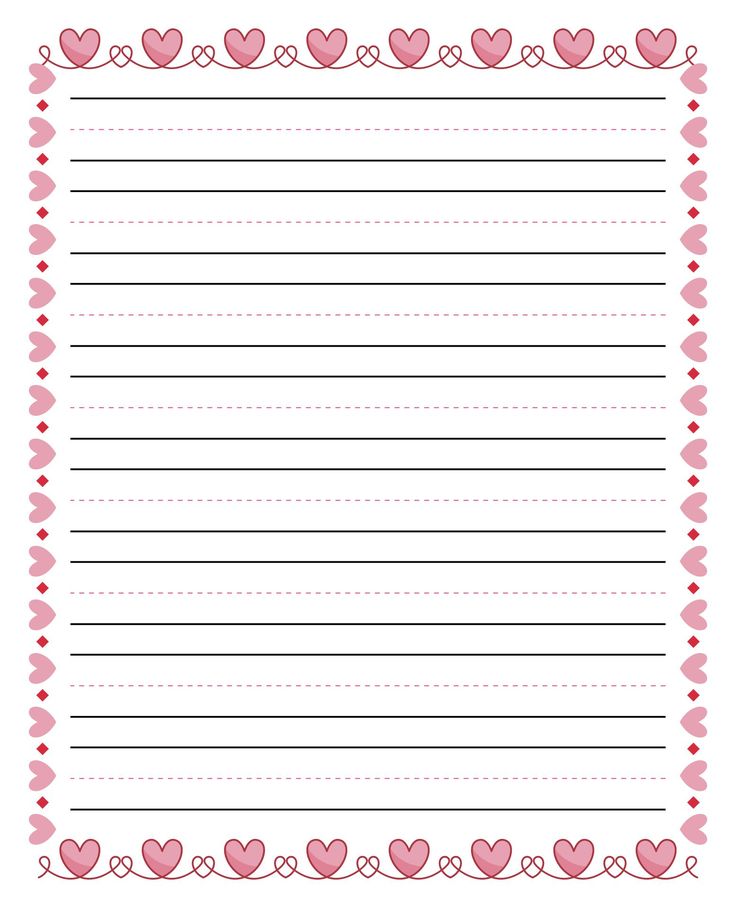 Lined Paper With Borders - 11 Free PDF Printables | Printablee
