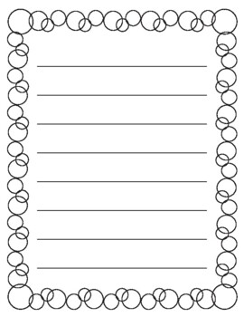 Writing paper borders | TPT