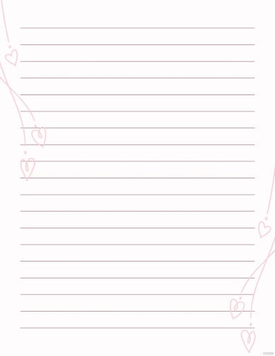 39+ Printable Lined Paper Templates