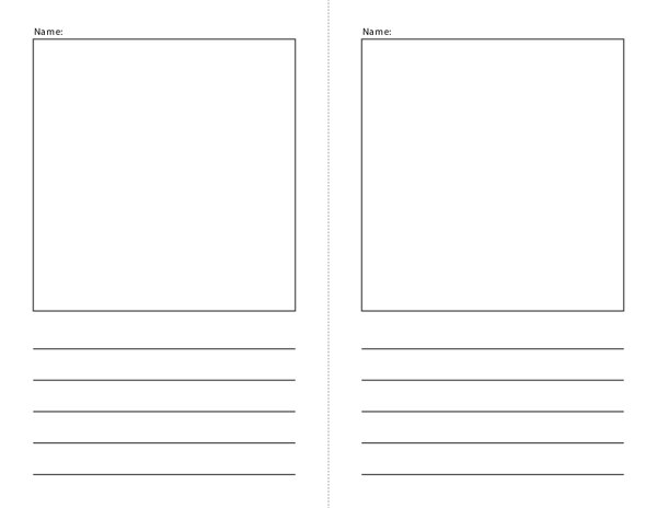 printable lined story paper
