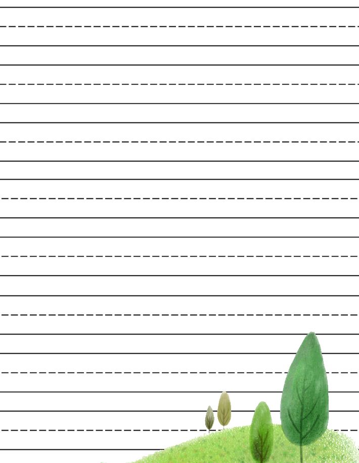 printable lined writing paper pdf