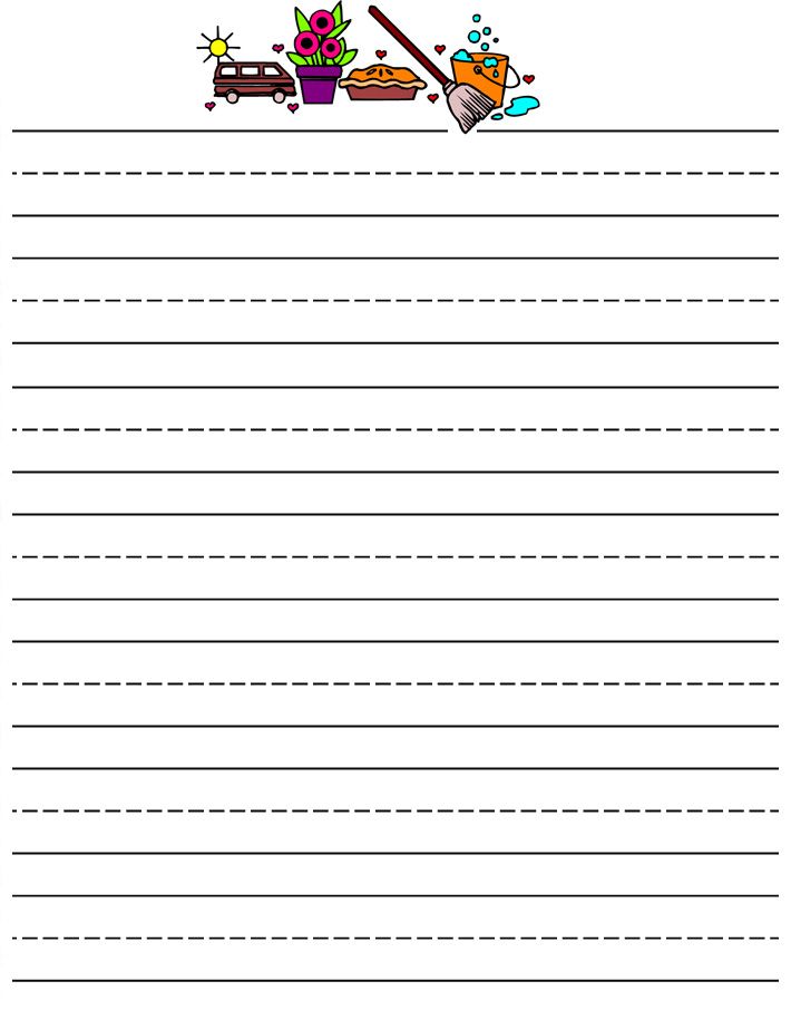 Lined Writing Paper Kids - 10 Free PDF Printables | Printablee